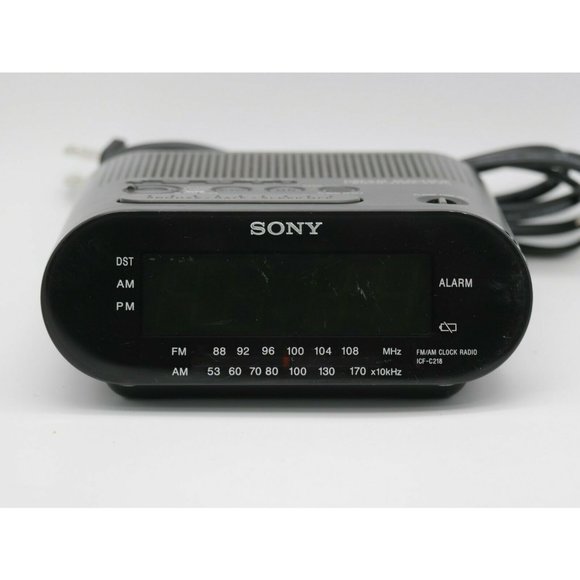 Sony Dream Machine ICF-C218 Auto Time Set Dual Alarm AM/FM Clock Radio Works - Picture 3 of 7